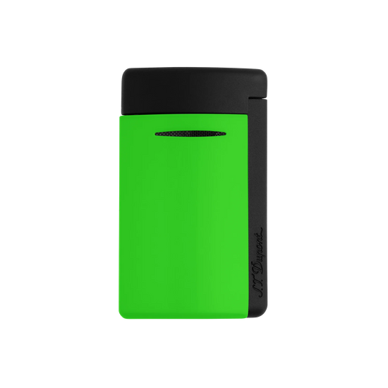 S.T. Dupont Fun Size Minijet Lighter - Matte Black & Neon Green