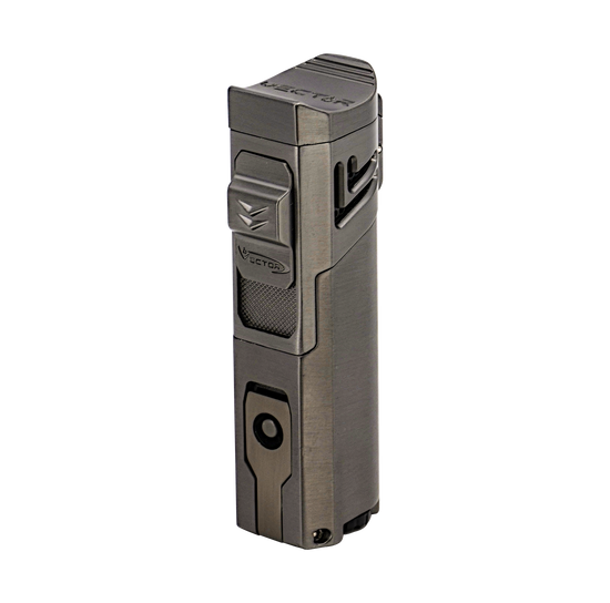 Vector Caliper Single Flame Torch Lighter with Cigar Punch