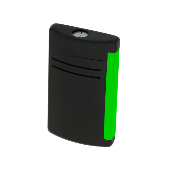 S.T. Dupont Lighter MaxiJet - Matte Black & Neon Green