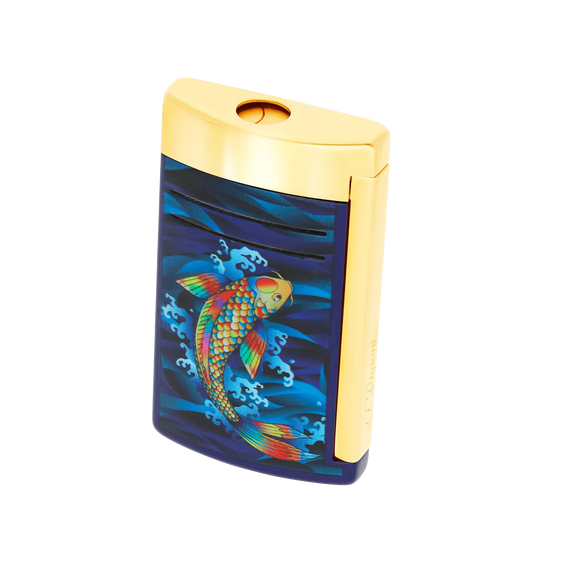 S.T. Dupont Lighter MaxiJet Blue Koi Fish
