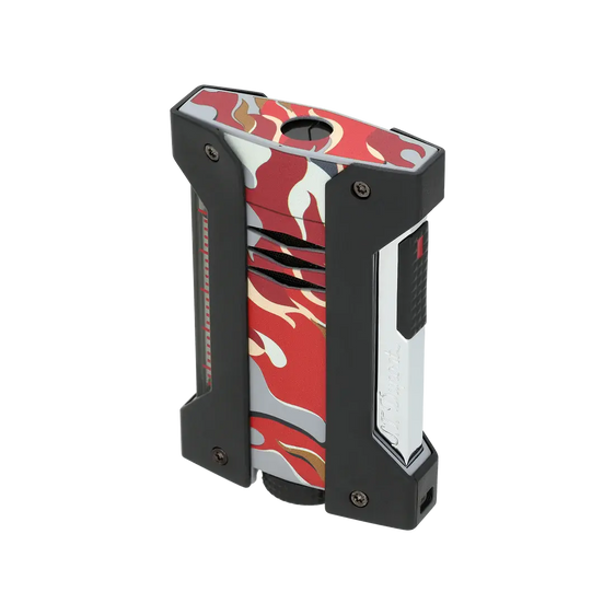 S.T. Dupont Torch Lighter Defi Extreme - Red Camouflage