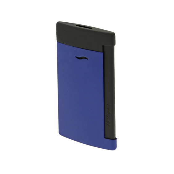 S.T. Dupont Lighter Slim 7 - Matte Finish Matte Black & Blue Ocean
