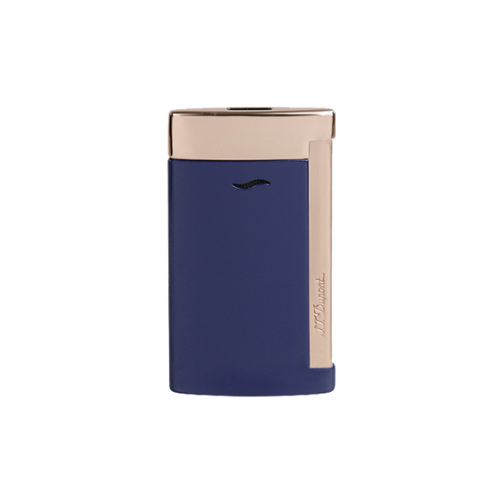 S.T. Dupont Lighter Slim 7 - Dragon Color Edition Blue & Rose Gold Finish
