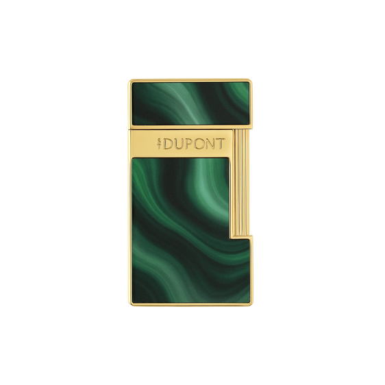 S.T. Dupont Slimmy Géode Lacquered Lighter — Green