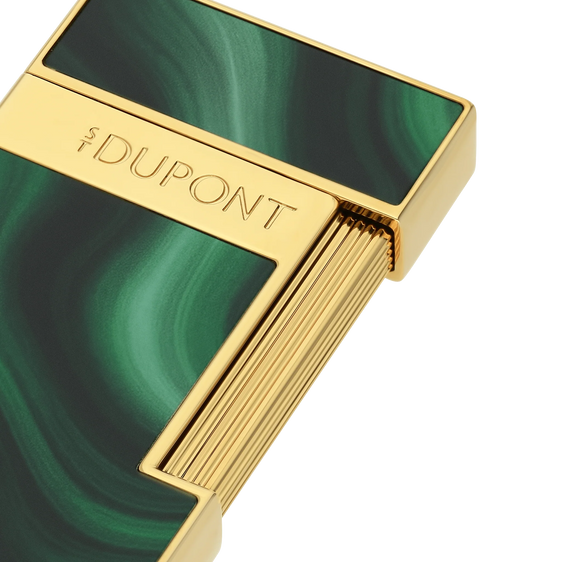 S.T. Dupont Slimmy Géode Lacquered Lighter — Green