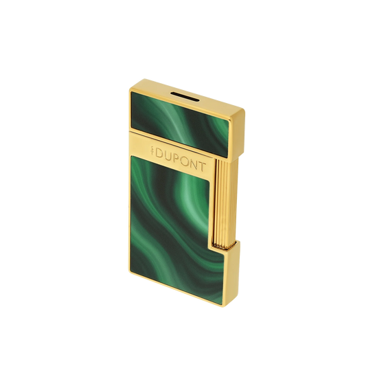 S.T. Dupont Slimmy Géode Lacquered Lighter — Green