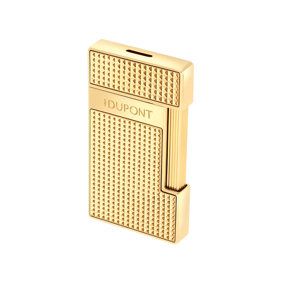 S.T. Dupont Slimmy Line 2 Lighter - Golden Diamond Head