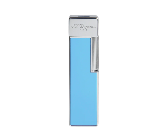 S.T. Dupont Twiggy Lighter - Light Blue Lacquer