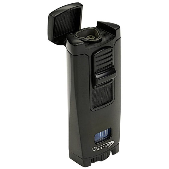 Vector Apex Triple Flame Torch Lighter Black Matte