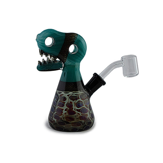 Dino Head Dichro Glass Rig