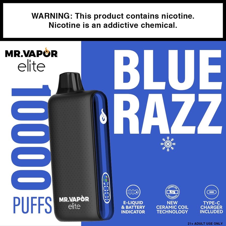 Mr. Vapor Elite Disposable Vape - 10k Puffs | Lighter USA Mr. Vapor Elite Disposable Vape - 10k Puffs | Lighter USA