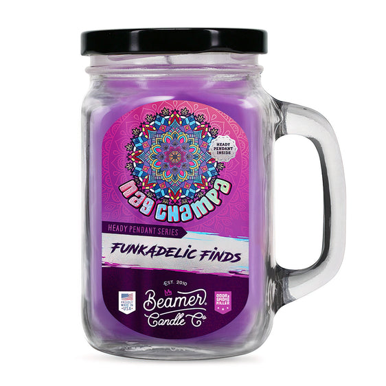 Beamer Candle Co Funkadelic Finds Collection - USA Made Candle - Nag Champa