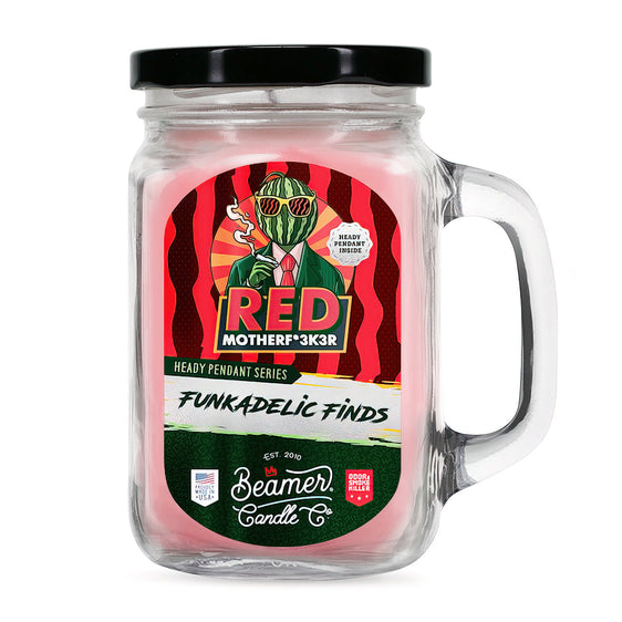 Beamer Candle Co Funkadelic Finds Collection - USA Made Candle Red Motherf*#k3r