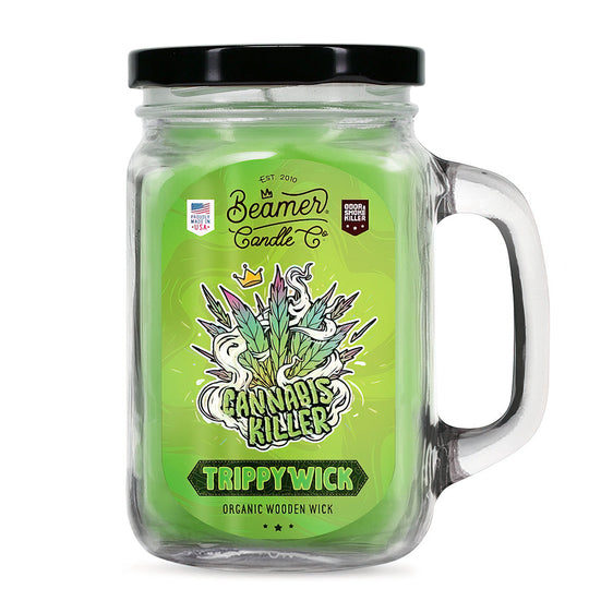 Beamer Candle Co. TrippyWick Series - 12 oz Candle - Canabis Killer