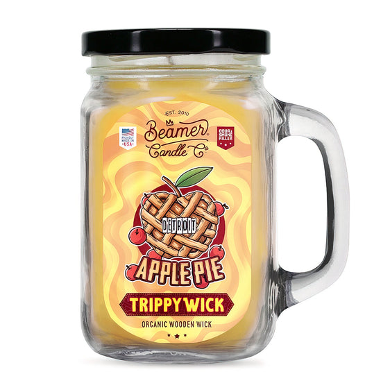 Beamer Candle Co. TrippyWick Series - 12 oz Candle - Detroit Apple Pie