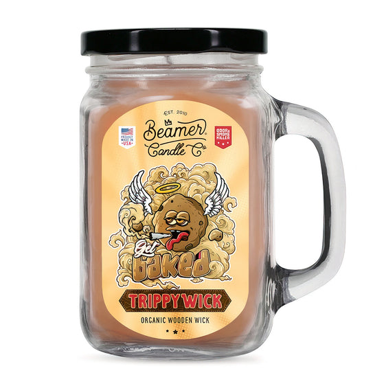 Beamer Candle Co. TrippyWick Series - 12 oz Candle - Get Baked