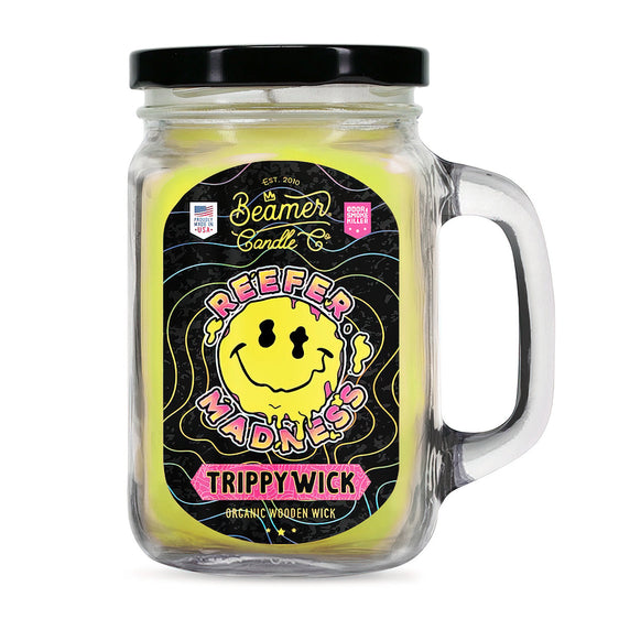 Beamer Candle Co. TrippyWick Series - 12 oz Candle - Reefer Madness