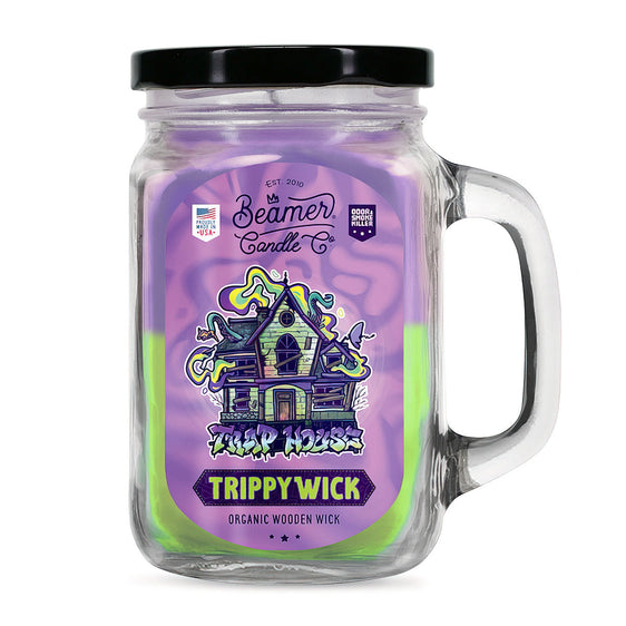 Beamer Candle Co. TrippyWick Series - 12 oz Candle - Trap House