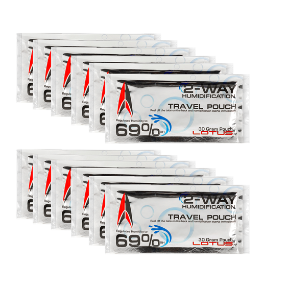 Lotus 69% 2-Way Humidification Pack - 30 Grams - 12 Pack