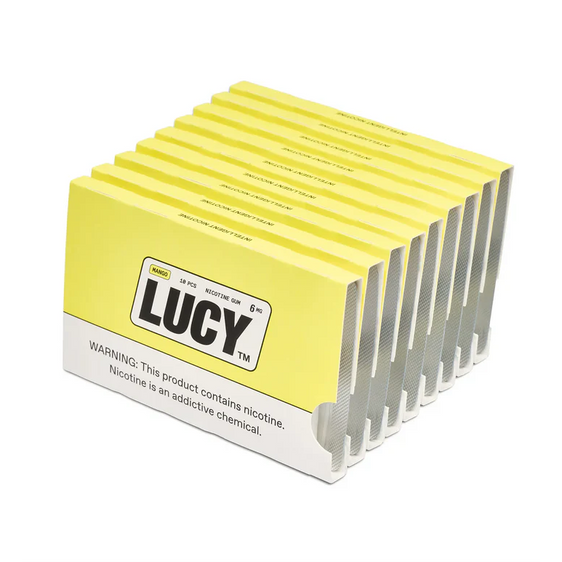 Lucy Mango Nicotine Gum (10 Pack) - 6mg
