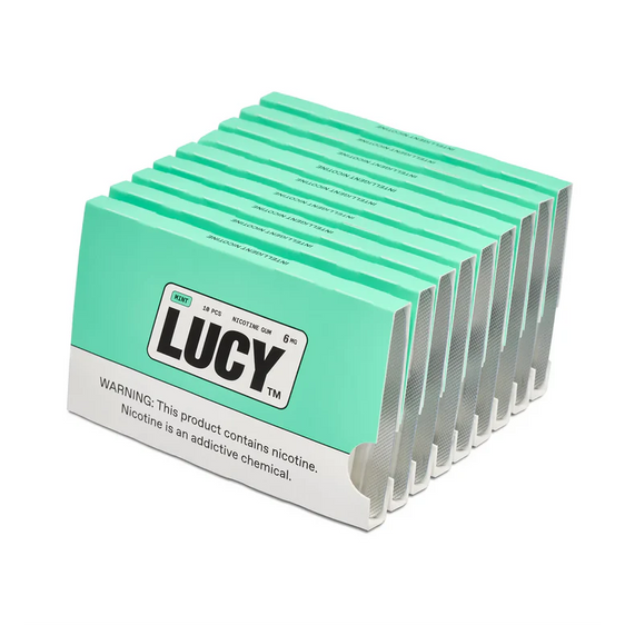 Lucy Mint Nicotine Gum (10 Pack) - 6mg