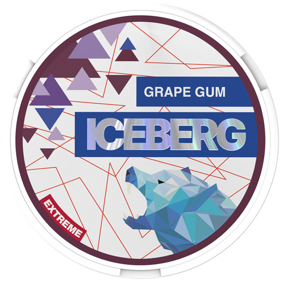 Iceberg Nicotine Pouches - Grape Gum 35MG