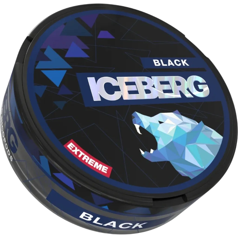 Iceberg Nicotine Pouches - Black 35MG (5 Pack)