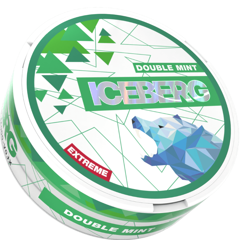 Iceberg Nicotine Pouches - Double Mint 35MG | Lighter USA