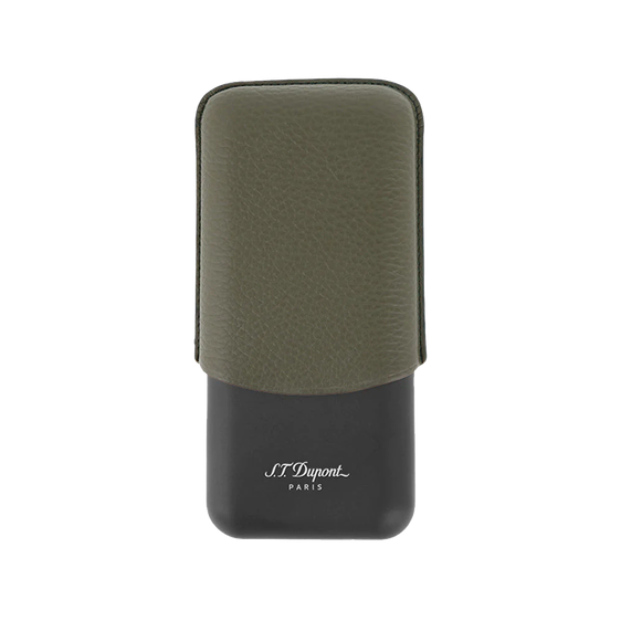 S.T. Dupont Triple Cigar Case - Khaki
