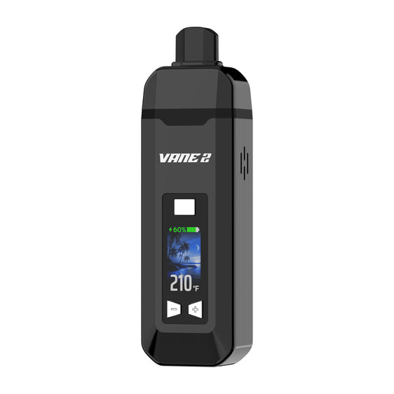Yocan Vane 2 - Dry Herb Vaporizer - Obsidian Black