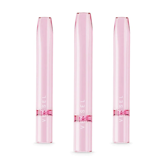 Vessel Air Glass One Hitters - 3 Pack - Pink