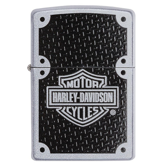 Zippo Lighter - Harley-Davidson® Texture Chrome