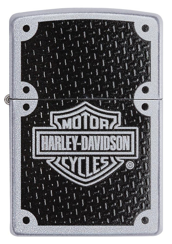 Zippo Lighter - Harley-Davidson® Texture Chrome