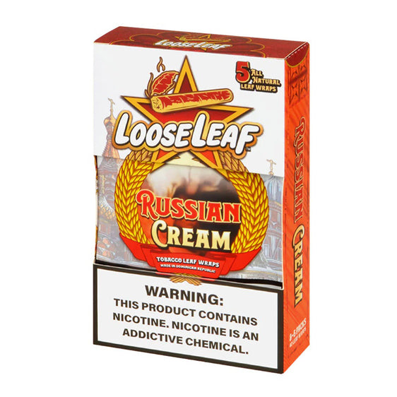 LooseLeaf Cigar Wraps - 5 Count - Russian Cream