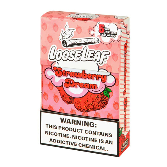 LooseLeaf Cigar Wraps - 5 Count - Strawberry Dream