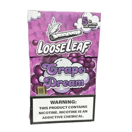 LooseLeaf Cigar Wraps - 5 Count - Grape Dream