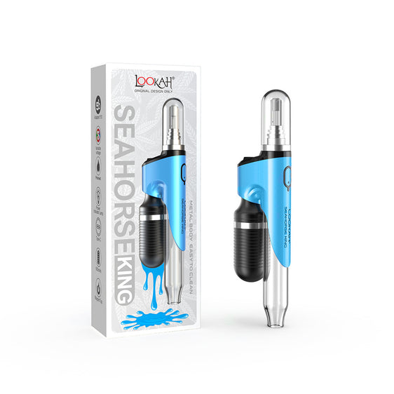 Lookah Seahorse King - Concentrate Vaporizer Blue