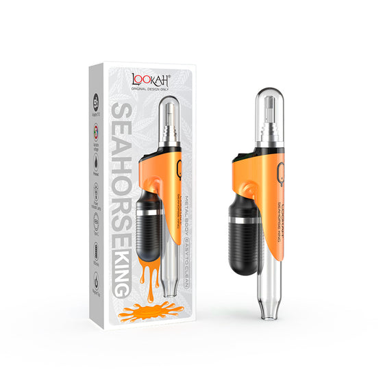 Lookah Seahorse King - Concentrate Vaporizer - Orange