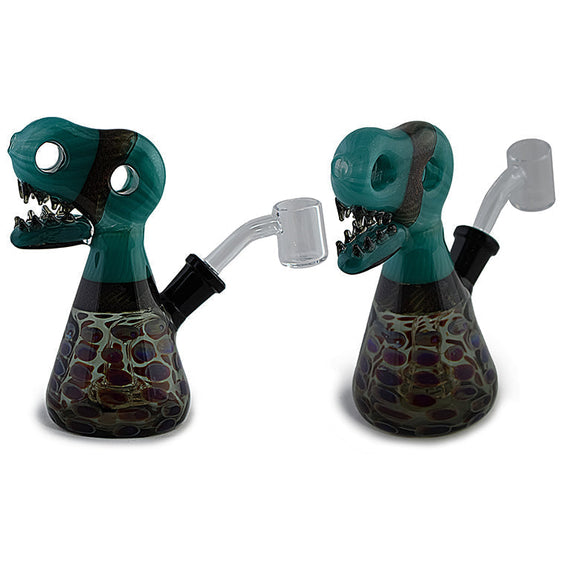 Dino Head Dichro Glass Rig