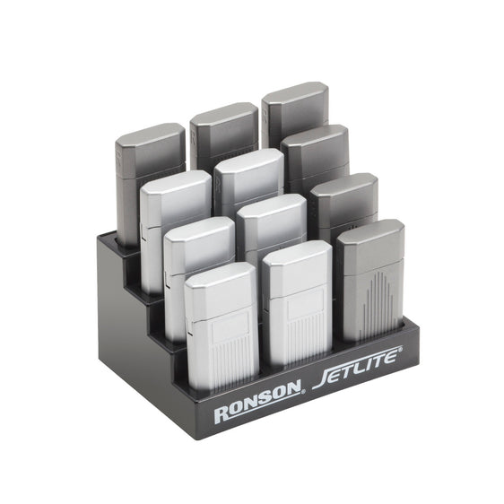 Ronson Jetlite Butane Torch Lighters 12 Pack