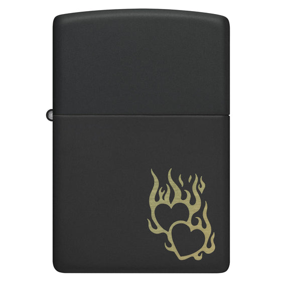 Zippo Lighter - Fire Heart