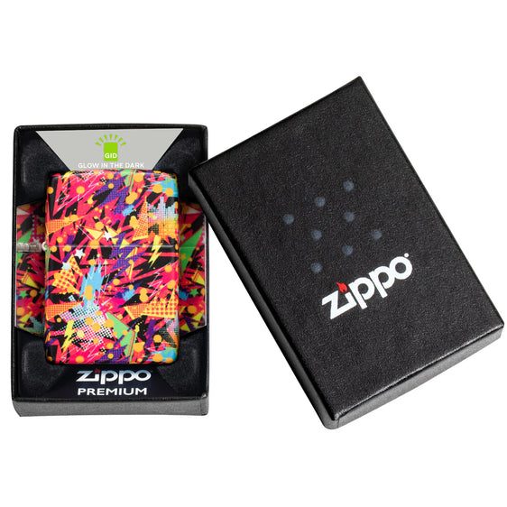 Zippo Lighter - Retro Glow In The Dark