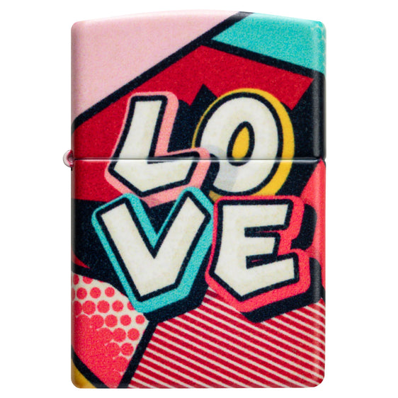 Zippo Lighter - Comic Love