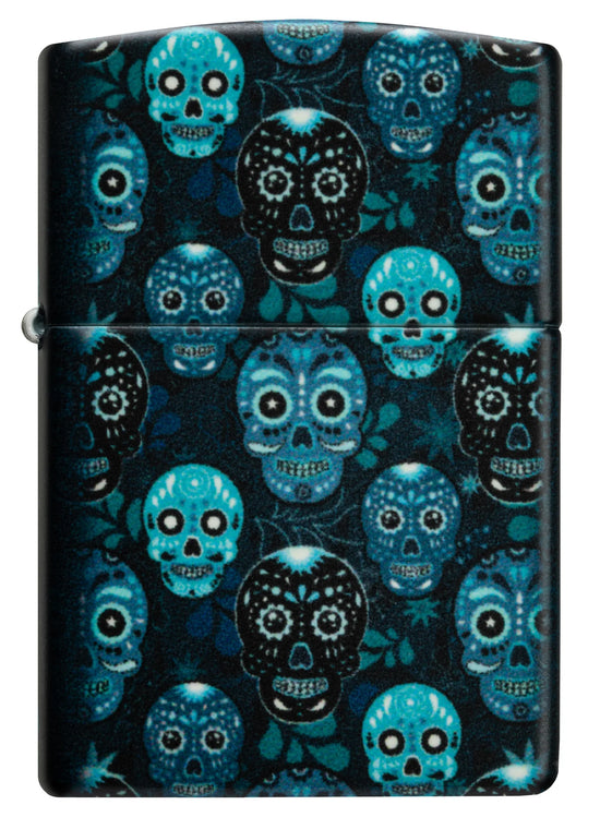 Zippo Lighter - Sugar Skulls Glow in the Dark