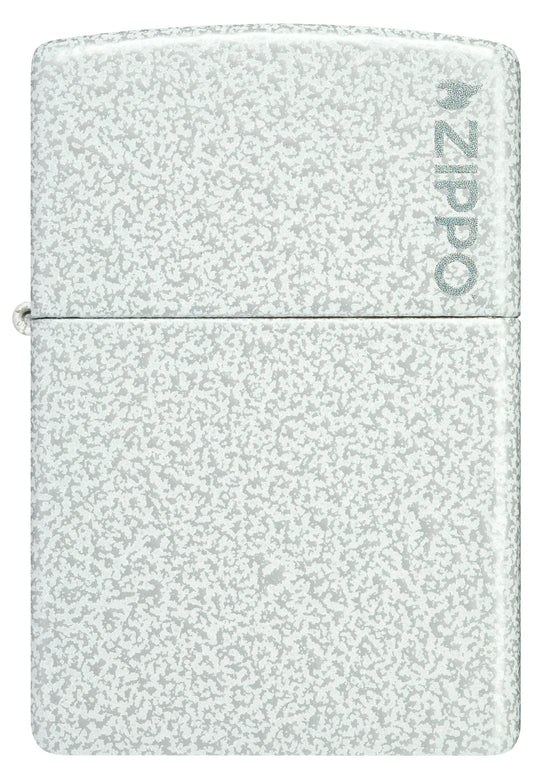 Zippo Lighter - Classic Glacier w/ Zippo Logo