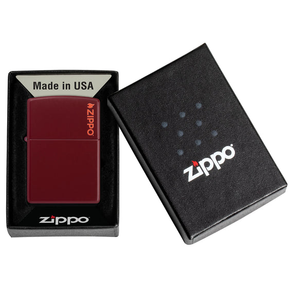 Zippo Lighter - Classic Merlot w/ Zippo Logo