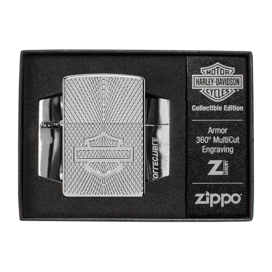 Zippo Lighter - Harley Davidson Deep Carve