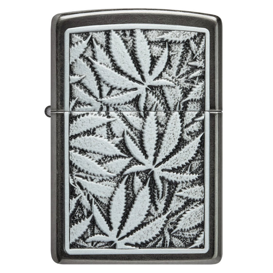 Zippo Lighter - Cannabis Emblem