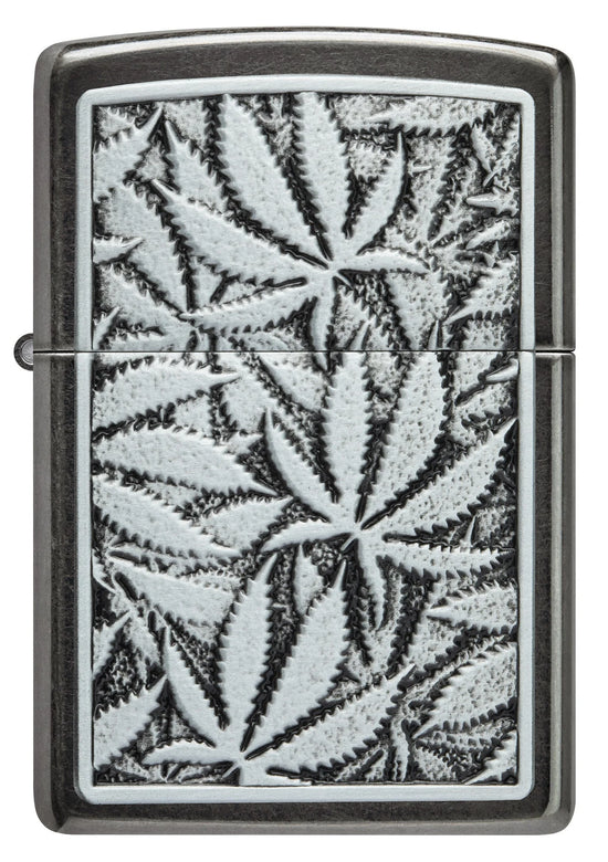 Zippo Lighter - Cannabis Emblem