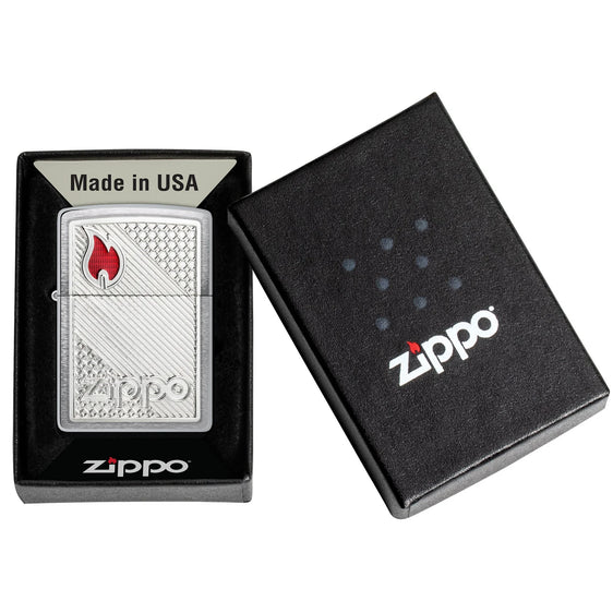 Zippo Lighter - Tiles Emblem